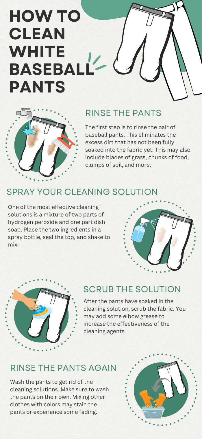 How To Clean White Baseball Pants