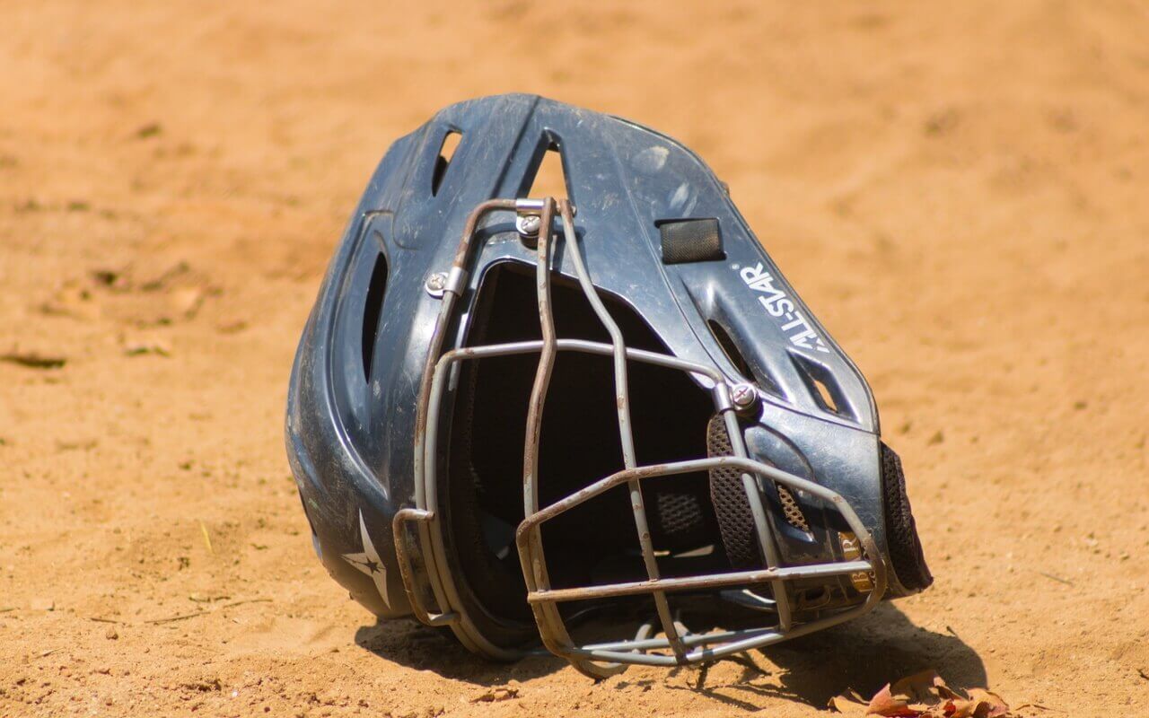 Clean Baseball Helmet