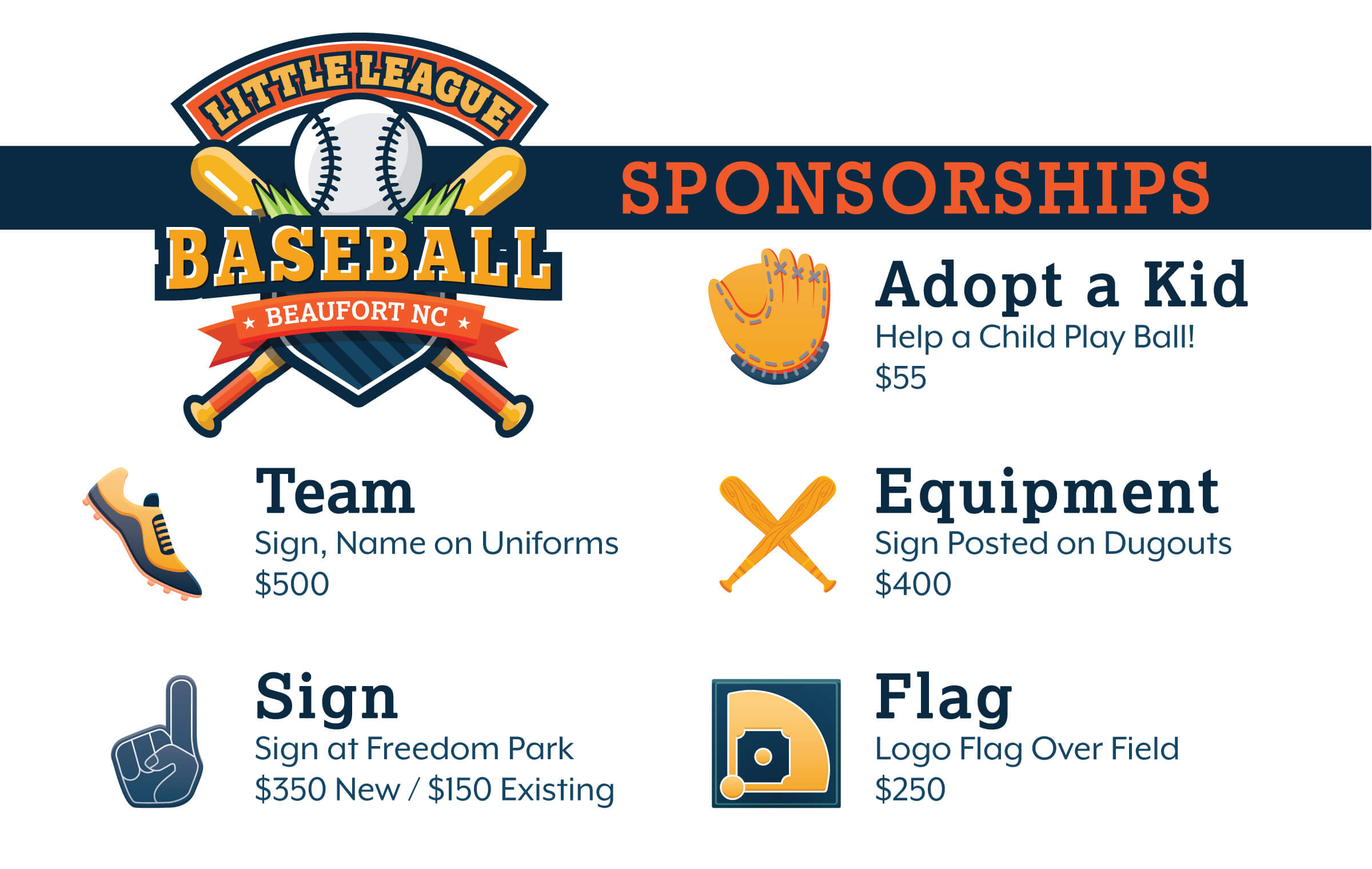 Travel Baseball Sponsorship